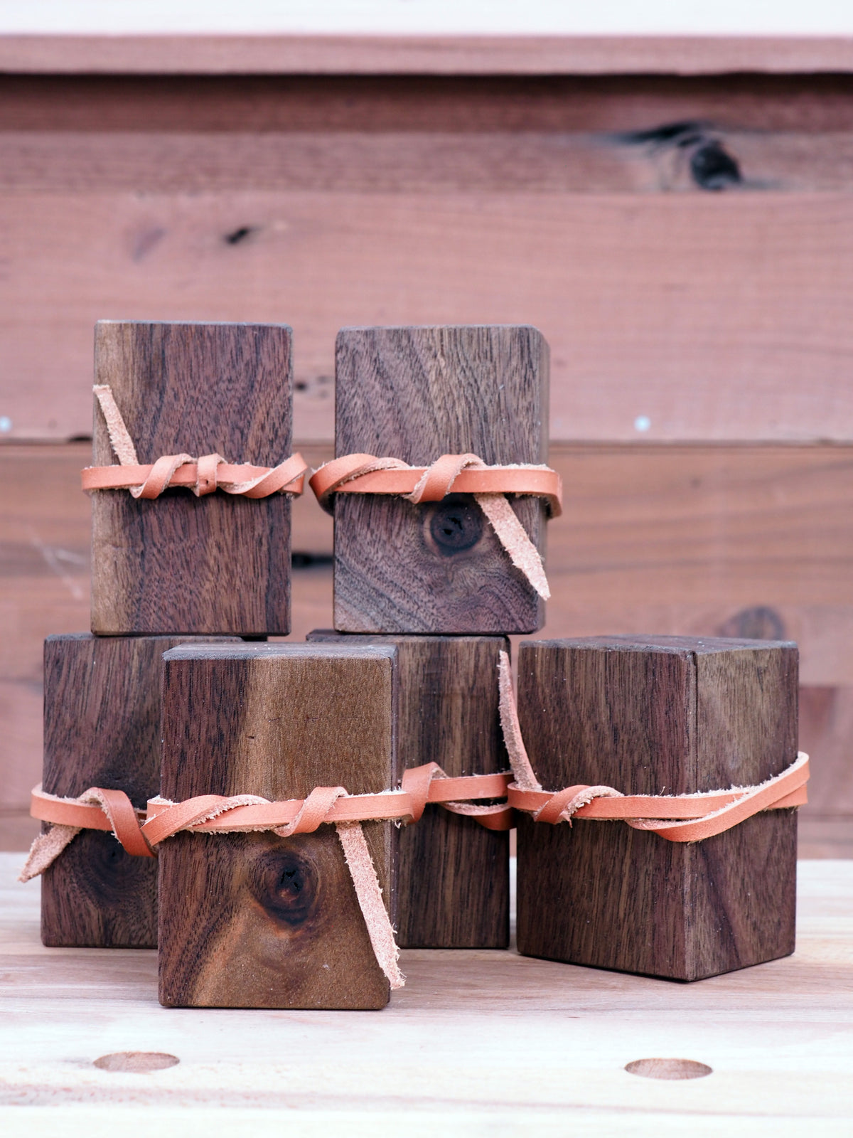 Handmade California Black Walnut Mini Tarot Deck Box Set w/ Borderless Mini Tarot Cards