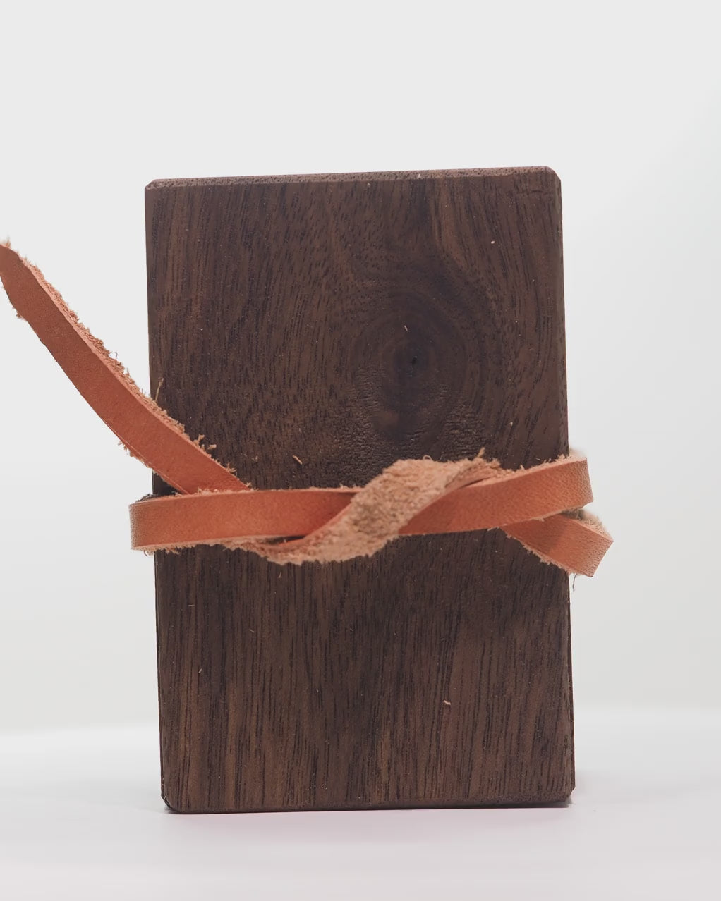 Handmade California Black Walnut Mini Tarot Deck Box Set w/ Borderless Mini Tarot Cards